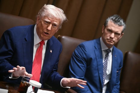 Trump says Hegseth is 'doing a great job' despite reports of second Signal  chat | Trump administration | The Guardian