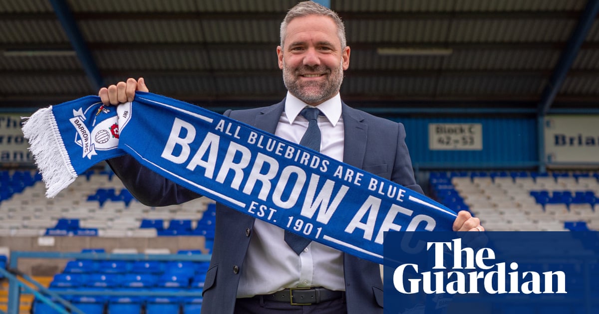 David Dunn appointed as manager of Football League returnees Barrow