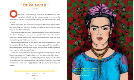 Frida Kahlo story from Goodnight stories for Rebel girls.