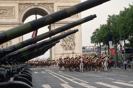 people marching