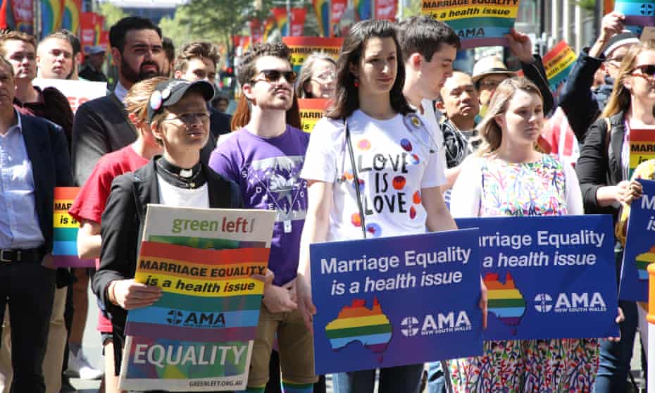 Doctors and medical students show their support for marriage equality