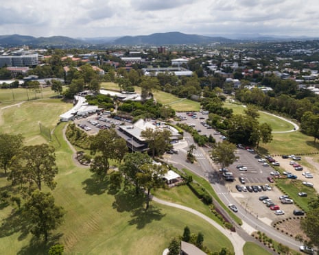 An aerial view of Brisbane’s Victoria Park where a new 63,000-seat stadium for athletics is planned for the 2032 Games