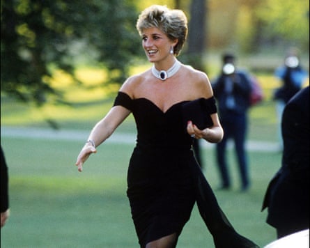 Revenge dressing … Diana at London’s Serpentine Gallery in her famous frock.