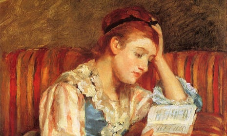 ‘Young woman reading’, by Mary Cassatt.