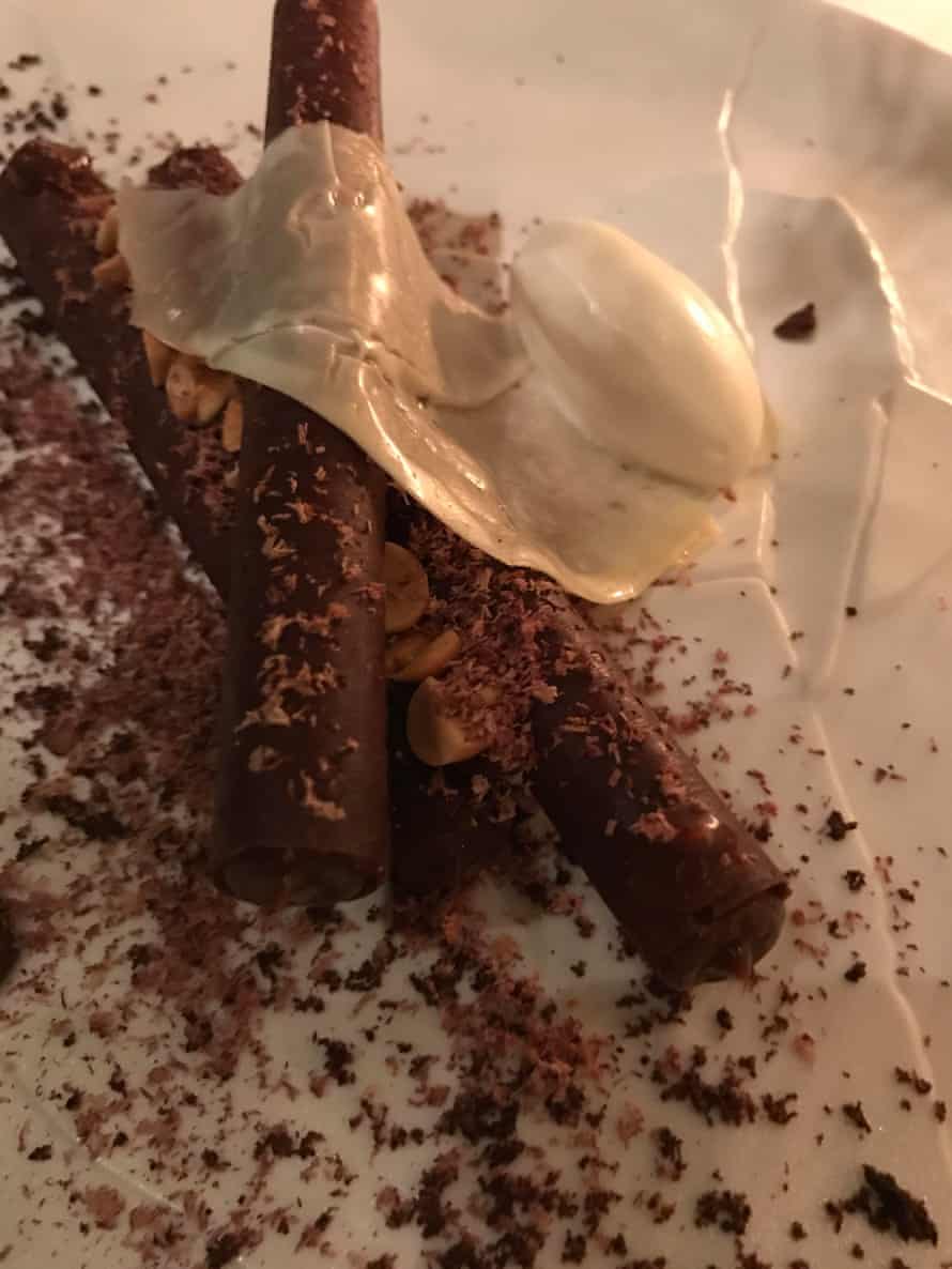 And the chocolate mousse cigars, with skin.