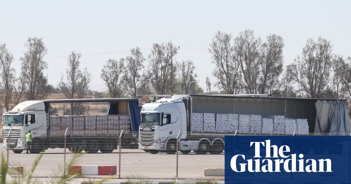 At least 45 Palestinians killed in Gaza waiting for food trucks, says health ministry