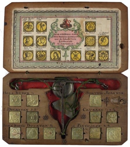 Weighty matter … scales for checking foreign coins from 1749.