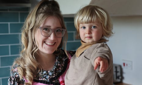 Chloë Hamilton and her 18-month-old son, Fabian.