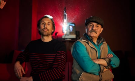 Liam Saint-Pierre, left, and Mesut, founders of film club Ciné Real.