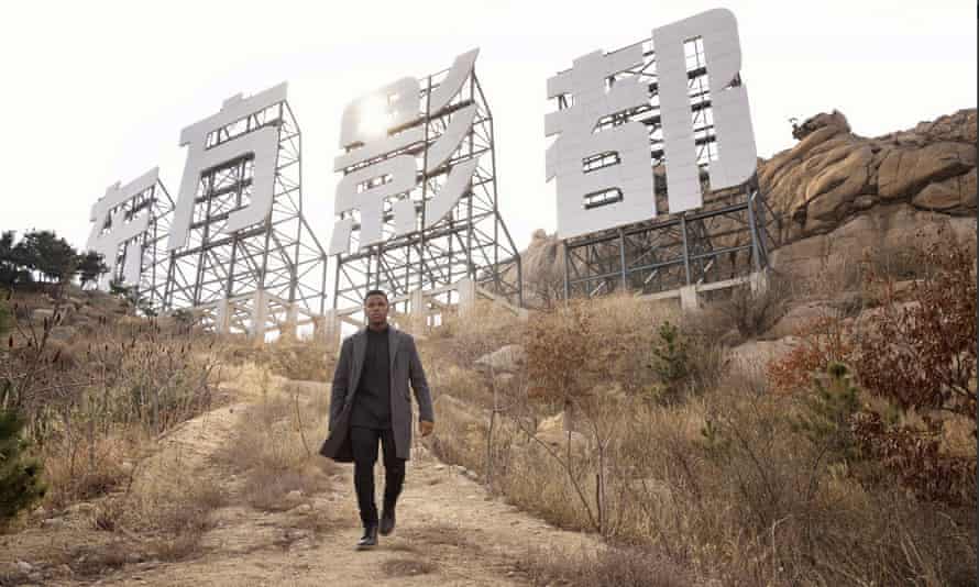 John Boyega on the set of Pacifc Rim Uprising, Qingdao, China. March 2017 J