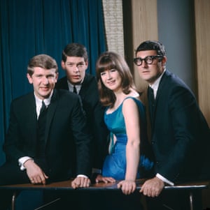 The Seekers’ (L-R) Bruce Woodley, Keith Potger, Judith Durham and Athol Guy.