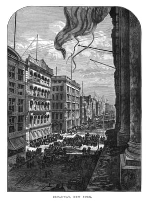 Broadway, New York, 19th century.