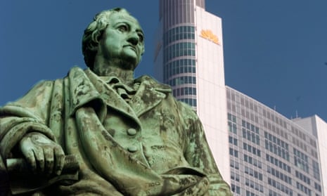 The Goethe monument in Frankfurt.