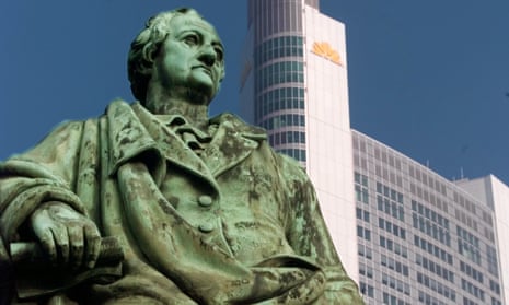 Goethe memorial in Frankfurt.