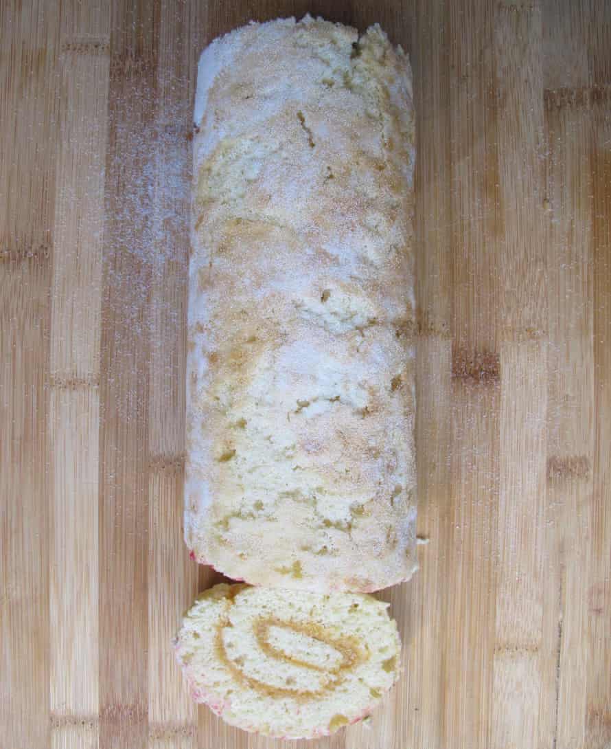 Diana Beard’s lemon curd swiss roll: uses self-raising flour.