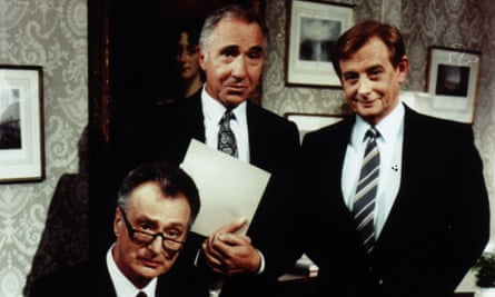 A still from Yes, Prime Minister.