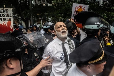 man held by police