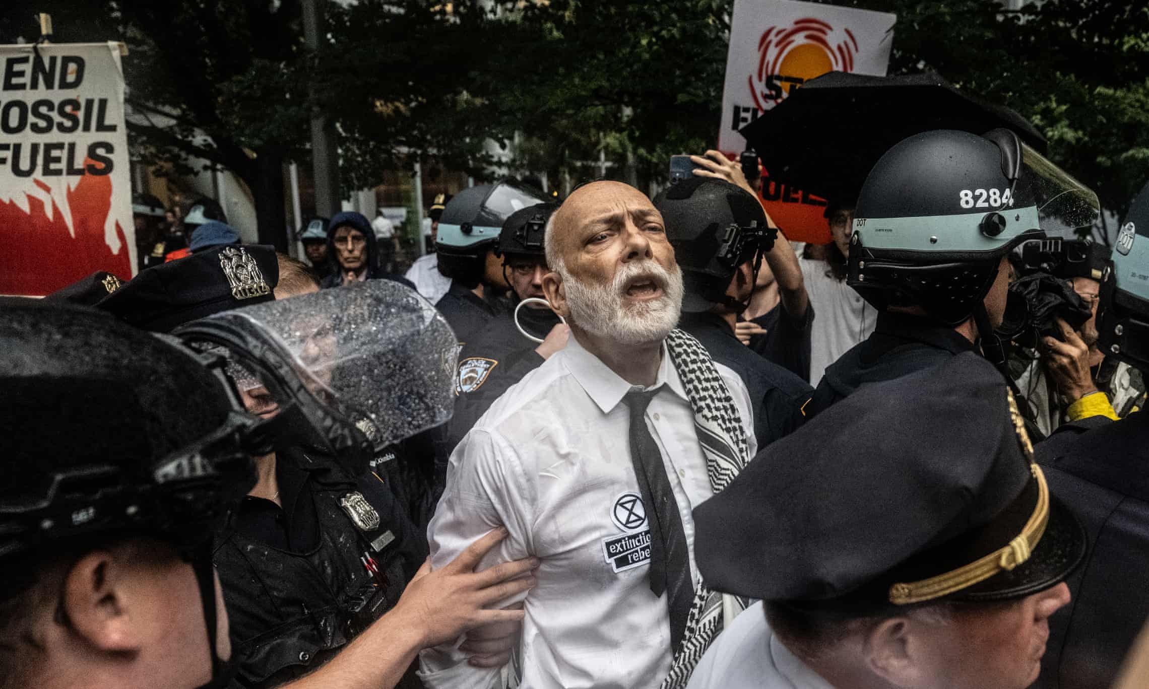 Climate activist arrested at Citibank