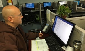 Oscar Ortega, a Tijuana call center worker who was deported from the US.