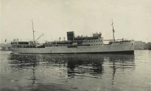 The Ciudad de Barcelona was sunk in May 1937. At least 45 men heading to fight for the International Brigades were killed.