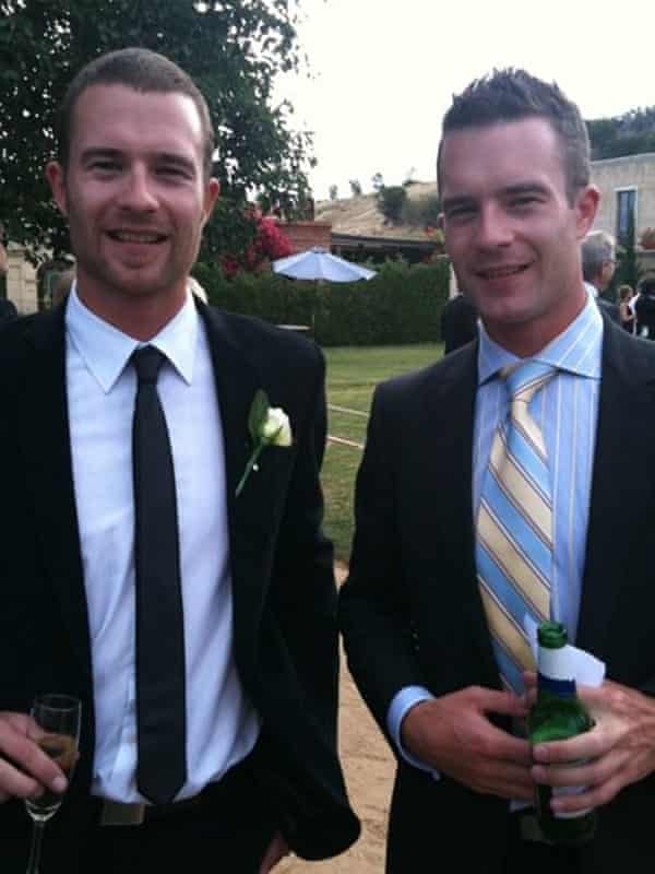 Twins Charles Beaton (left) and Lachlan Beaton are calling for marriage equality in Australia. 