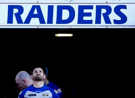 Jarrad Stack before Barrow Raiders’ match against Huddersfield Giants in the Challenge Cup.