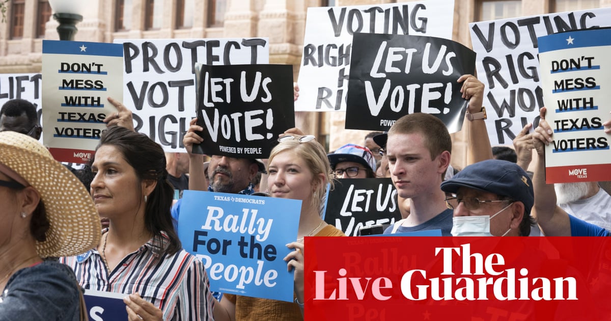 Texas Democrats Flee Austin We Are Now Taking The Fight To Our Nation S Capitol As It Happened Us News The Guardian Texas Democrats Flee Austin We Are Now Taking The Fight To Our Nation S Capitol As It Happened Us News The Guardian