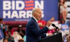 U.S. President Joe Biden speaks during a campaign stop in Detroit Michigan, U.S., July 12, 2024. REUTERS/Rebecca cook