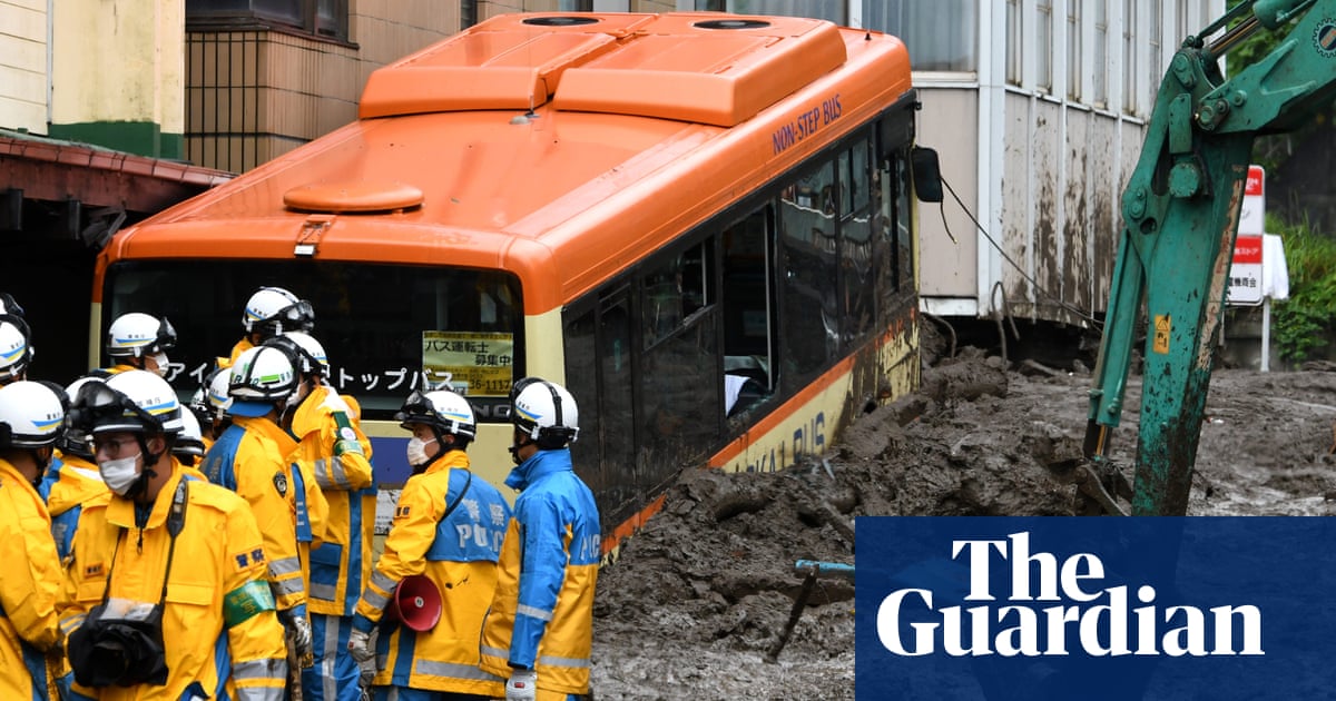 Japan: rescuers search for survivors in town hit by deadly landslide  video