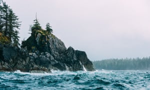 Die äußere Küste bei Tongass National Forest.