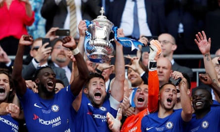 Gary Cahill lifted the FA Cup in May but is unlikely to be involved against Manchester United, Chelsea’s opponents in the final, on Monday.