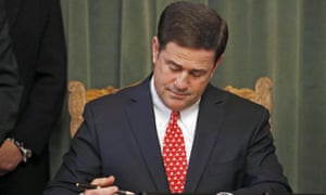 Doug Ducey, the Republican governor of Arizona, was courted by Uber, and welcomed the company’s controversial self-driving plans with open arms.