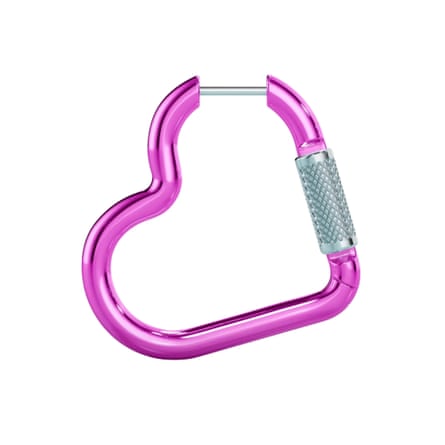 Studiocult Heart-shaped Carabiner Clip Earring