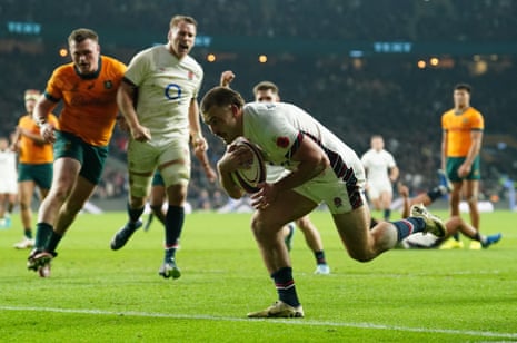 England 37-42 Australia: Autumn Nations Series rugby union – as it happened | Autumn Nations Series | The Guardian