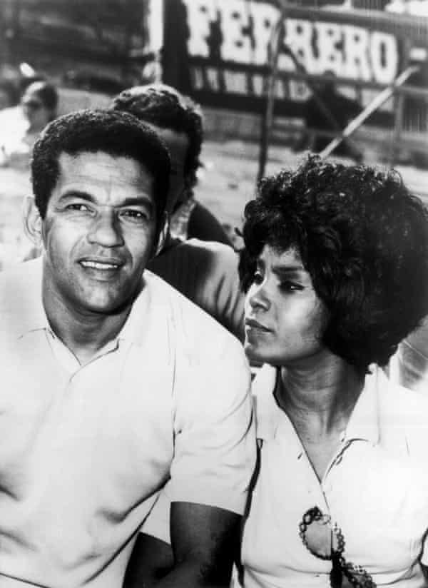 With second husband, Brazilian national footballer Garrincha.