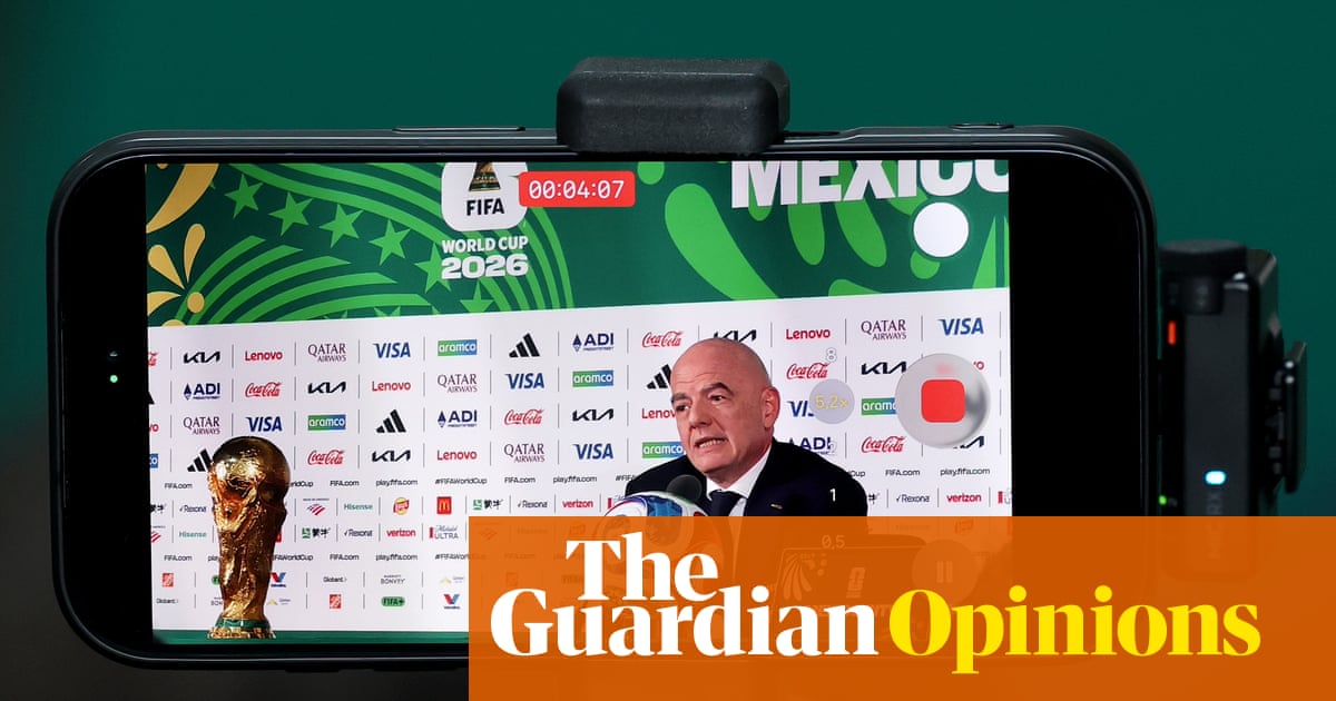 Infantino plays the hits as Fifa’s defender-in-chief on eve of World Cup