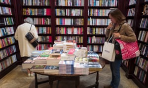 Daunt Book shop in Marylebone, London.