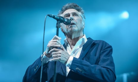 ‘A delicate speak-sung delivery somehow befits an irony-dripping oeuvre’ … Bryan Ferry of Roxy Music at the OVO Hydro, Glasgow.