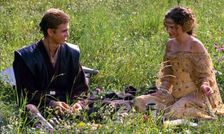 Hayden Christensen and Natalie Portman in Star Wars: Episode II – Attack of the Clones.
