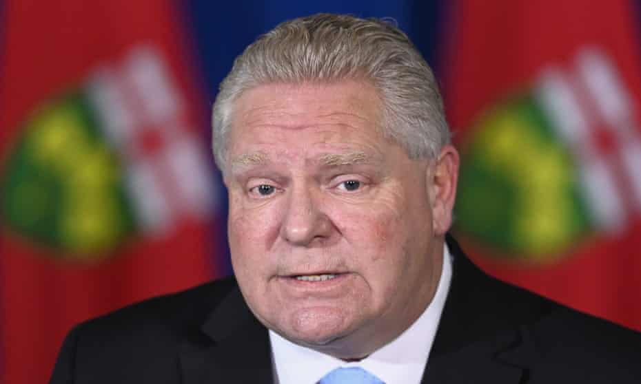 Ontario’s premier, Doug Ford