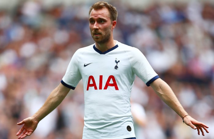 Tottenham S Christian Eriksen Favours Move To Spain Over Manchester United Manchester United The Guardian