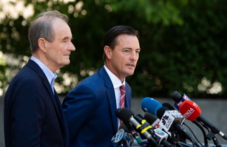 Lawyers David Boies, left, and Brad Edwards