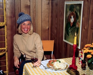 Doris Day having lunch in Hollywood, California on 25 February 1970.