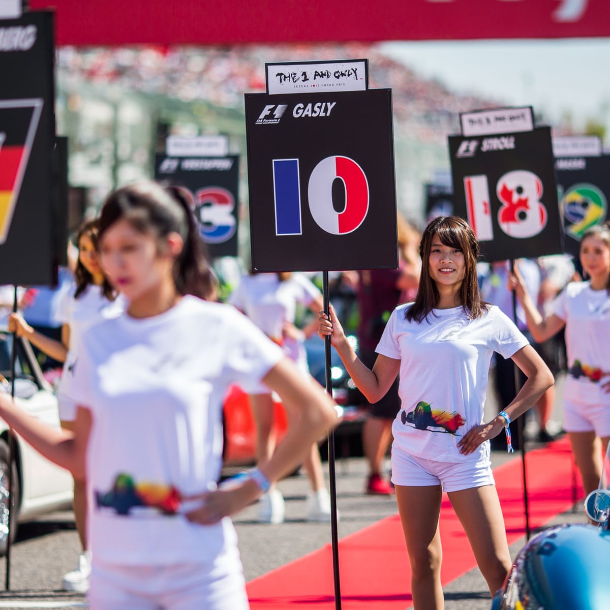 No More Grid Girls At Formula One Next They Ll Enforce Speed Limits Gender The Guardian