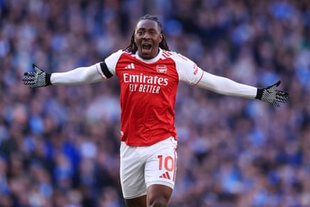 Eberechi Eze during the City game