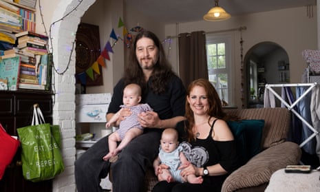Dan and Lucy and their twins.