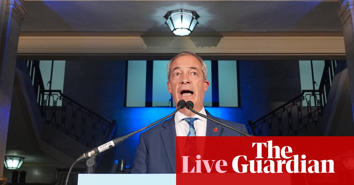 Image for Farage claims Brexit opportunities have been ‘squandered’ and says he wants as many rich people as possible in the UK – politics live