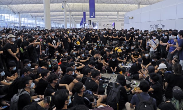 Hong Kong pushed to the ‘brink of no return’ as airport protests enter fifth day