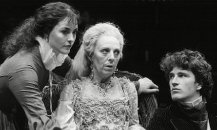Avril Elgar, centre, as Miss Havisham in Great Expectations at the Royal Exchange, Manchester, in 1984.