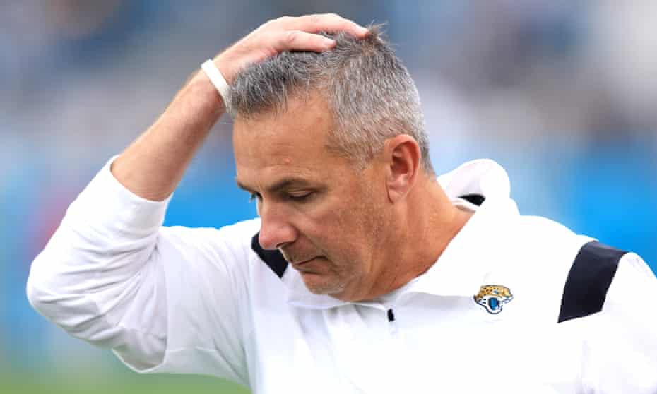 Urban Meyer fired by Jacksonville Jaguars 13 games into disastrous stint | Jacksonville Jaguars | The Guardian